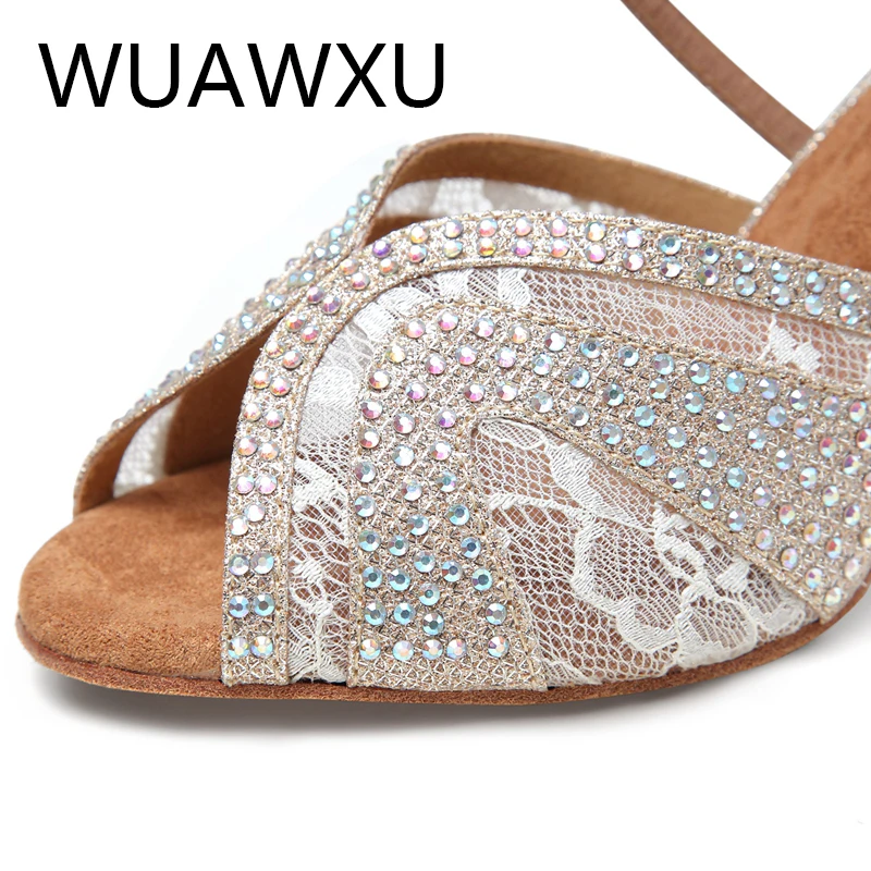 NATASHA Latin dance shoes Women's dance shoes Reese dance party performance heels 5-10cm 6
