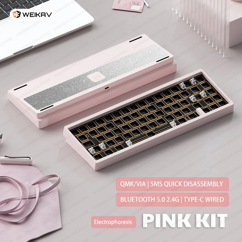 Weikav Lucky65 V3 NUT65 Wireless Aluminum Mechanical Keyboard Kit