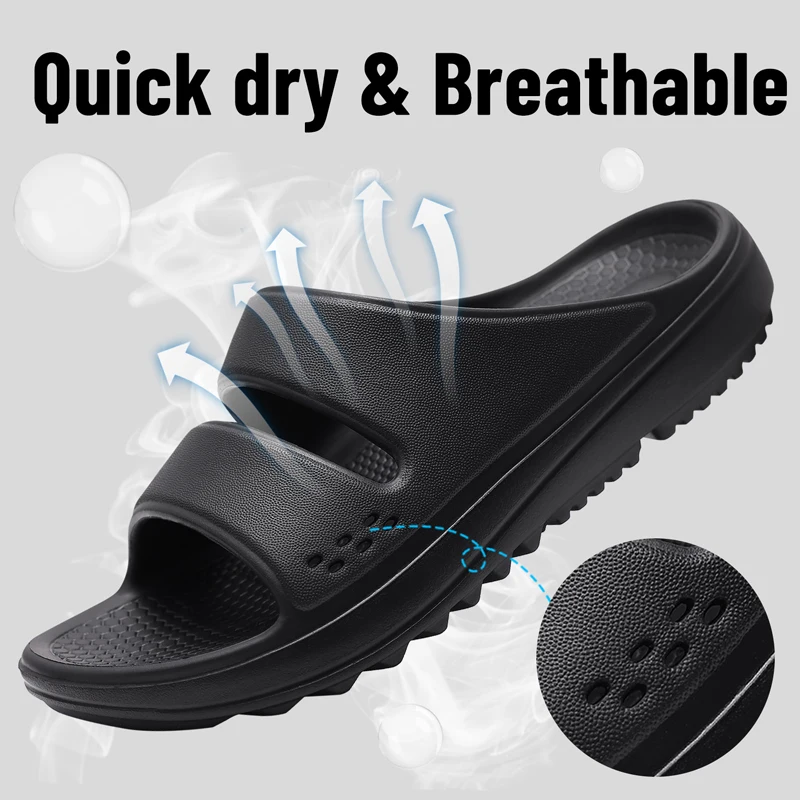 Comwarm Orthopedic Sandals For Women Men Summer Beach Flip Flops With Arch Support Soft Cloud Slippers House Bathroom Slides 6