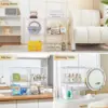 Clear Display Box Organizer Stackable with Magnetic Door Large Capacity Storage Box Purse  Showcase For Makeup Book Collectibles