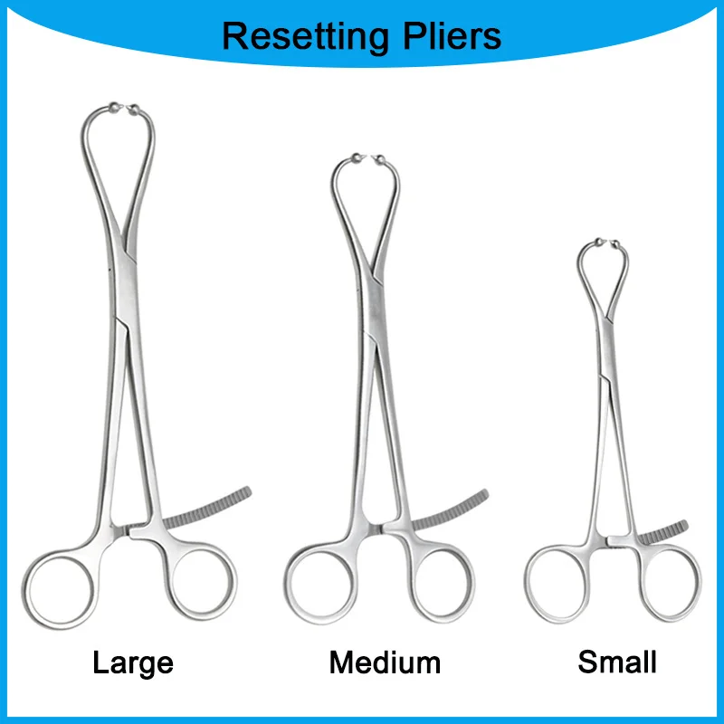 Bone Locking Forceps Pliers Stainless Steel Bone Reduction Forceps Ball-Tip Veterinary Orthopedic Instrument