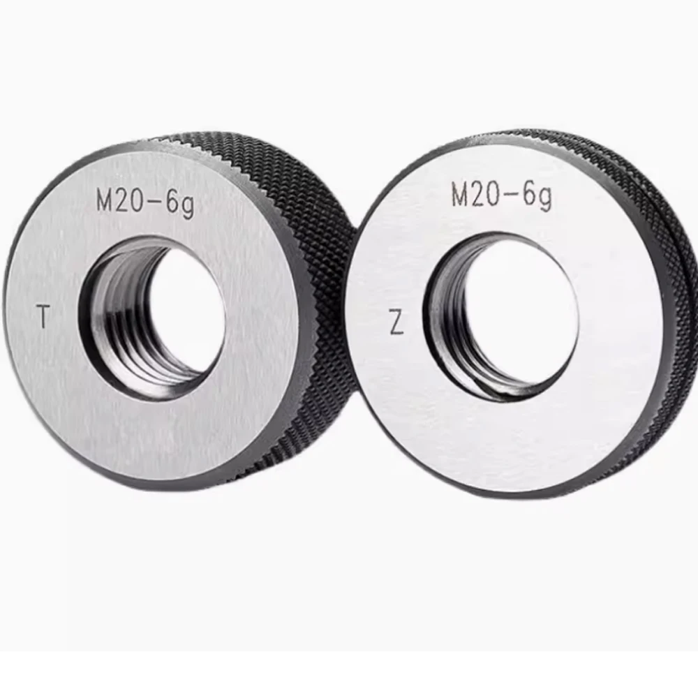 Thread ring gauge M20-M30 GO/NO GO Gage Metric Gauge 6g accuracy Precision external Screw Gage Fine,Pitch Thread Test Tool 2pcs