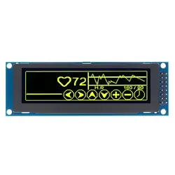 Enhanced Graphic OLED Display Module - 3.12 High - Resolution Screen with SSD1322 Controller (Yellow)