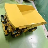 RC Trucks 1/20 793D Hydraulic RC Mining Truck Metal Model Hydraulic Dump Truck with Light System Remote Control Car Model Toy 2