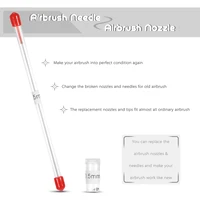 0.2mm 0.3mm 0.5mm Airbrush Nozzle Needle Replacement for Airbrushes Spray Gun Model Spraying Paint Maintenance Tool Accessories 2