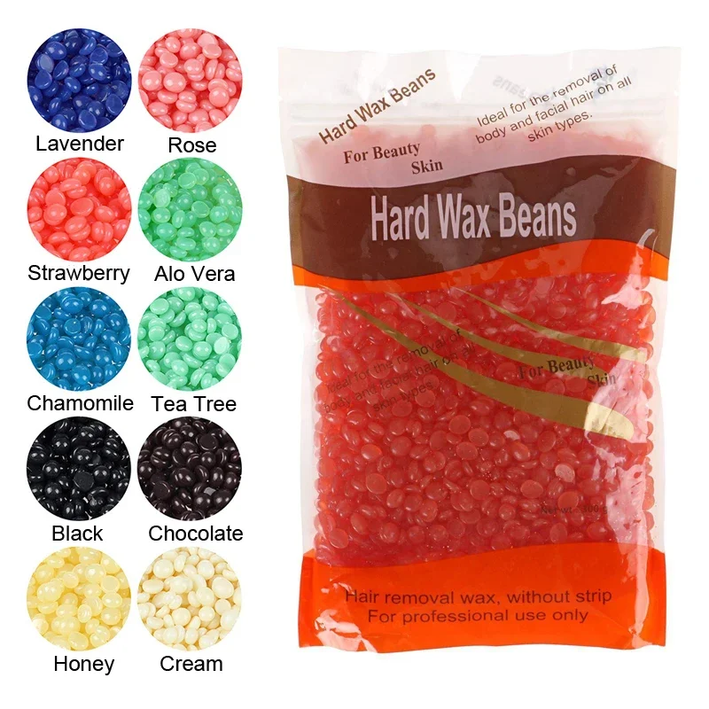 Wax Machine + Hard Beans Set Hair Removal Wax Pot Heater Waxing Pellet Beads Kit Wax-melt Bikini Depilatory Epilator No Strip 5