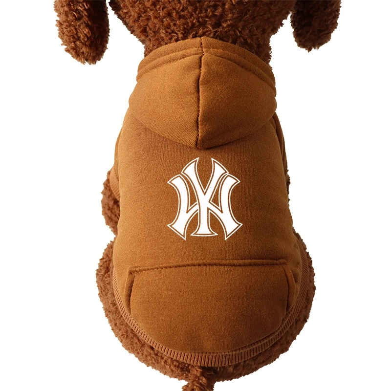 2023 New Winer Dog Clothes Pure Design Cat Dog Felpa Con Cappuccio Autunno Inverno Dog Coat Jacket Puppy Chihuahua Pet Apparel Ropa Perro Pug