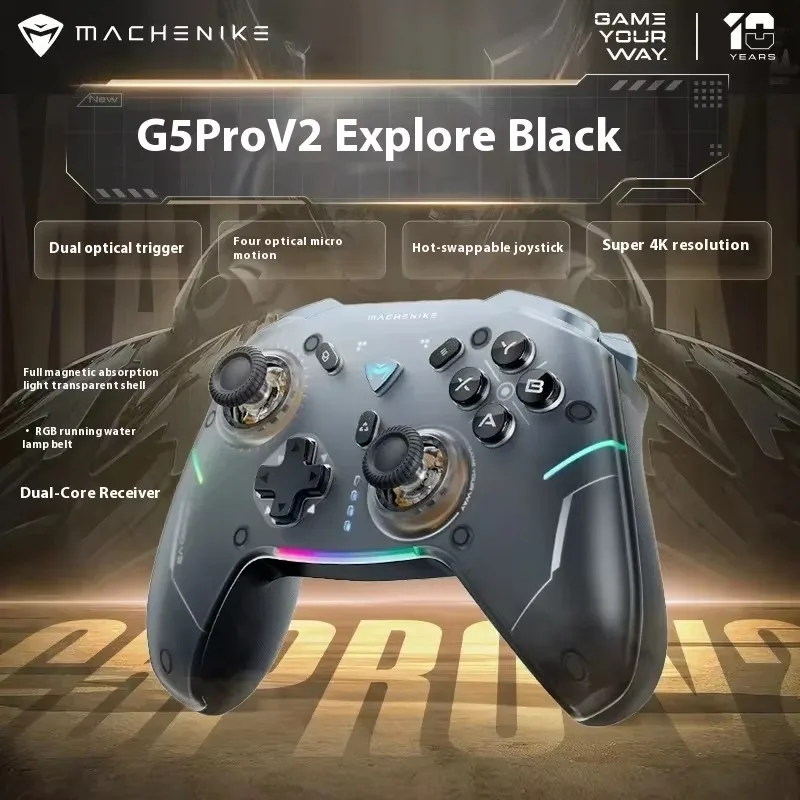 Machenike-G5 Pro V2光コントローラー,ビデオゲーム用の3つの