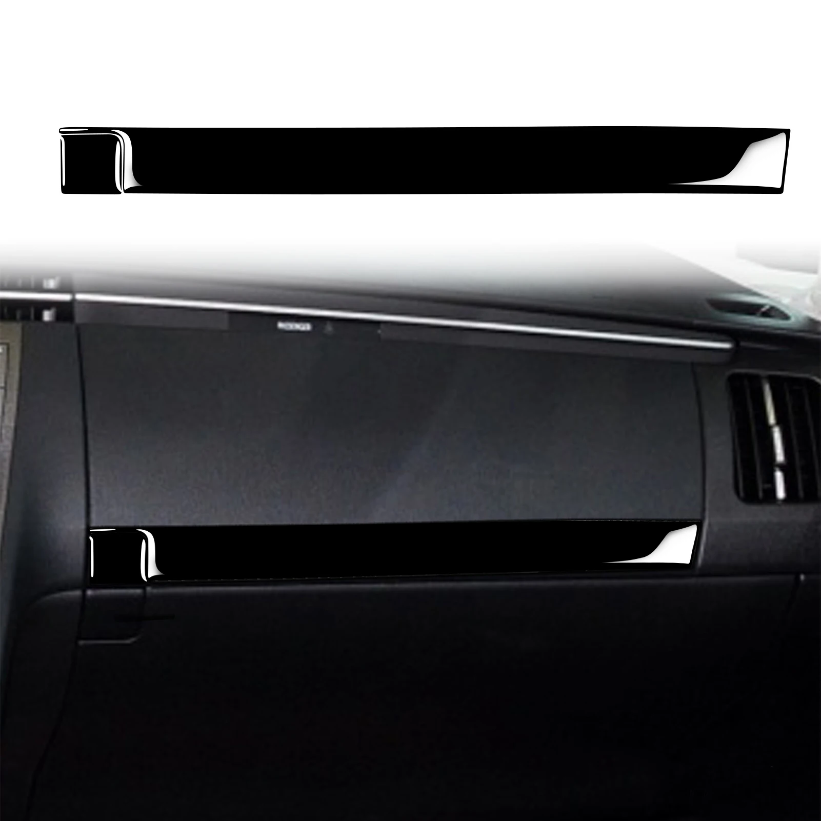 

Декоративная наклейка на крышку пассажирского отделения для Prius 2012 2013 2014 2015 Аксессуары для салона автомобиля из углеродного волокна