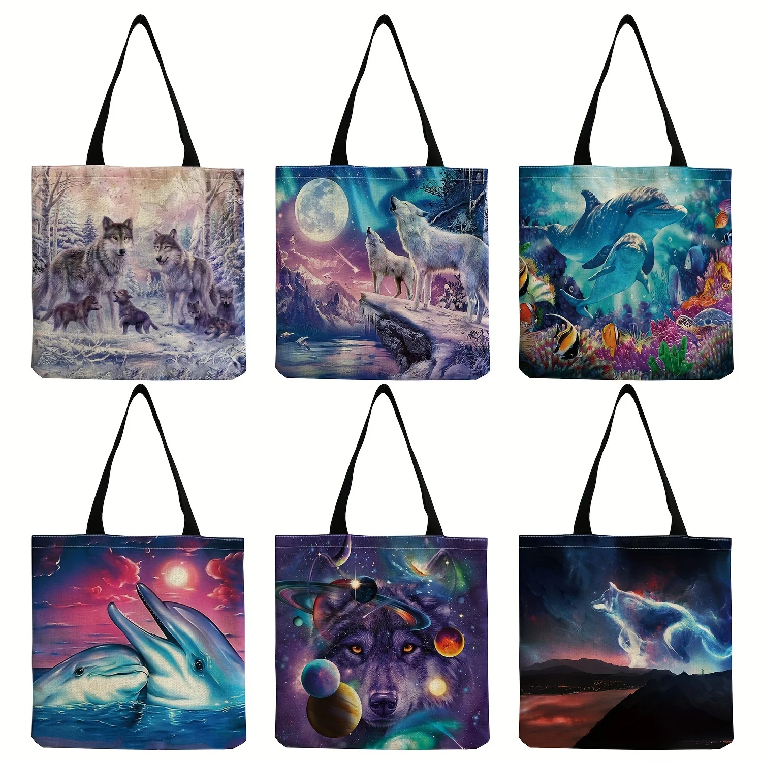 

Вместительная Холщовая Сумка-тоут, портативная многоразовая сумка для покупок для путешествий и пляжа, идеальная Сумочка на плечо