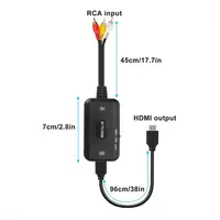 RCA Cable Video Adapter 1080P Converter RCA to HDMI Cable HD Link Cable Audio Cable HDMI Converter AV to HDMI Adapter - Image 6