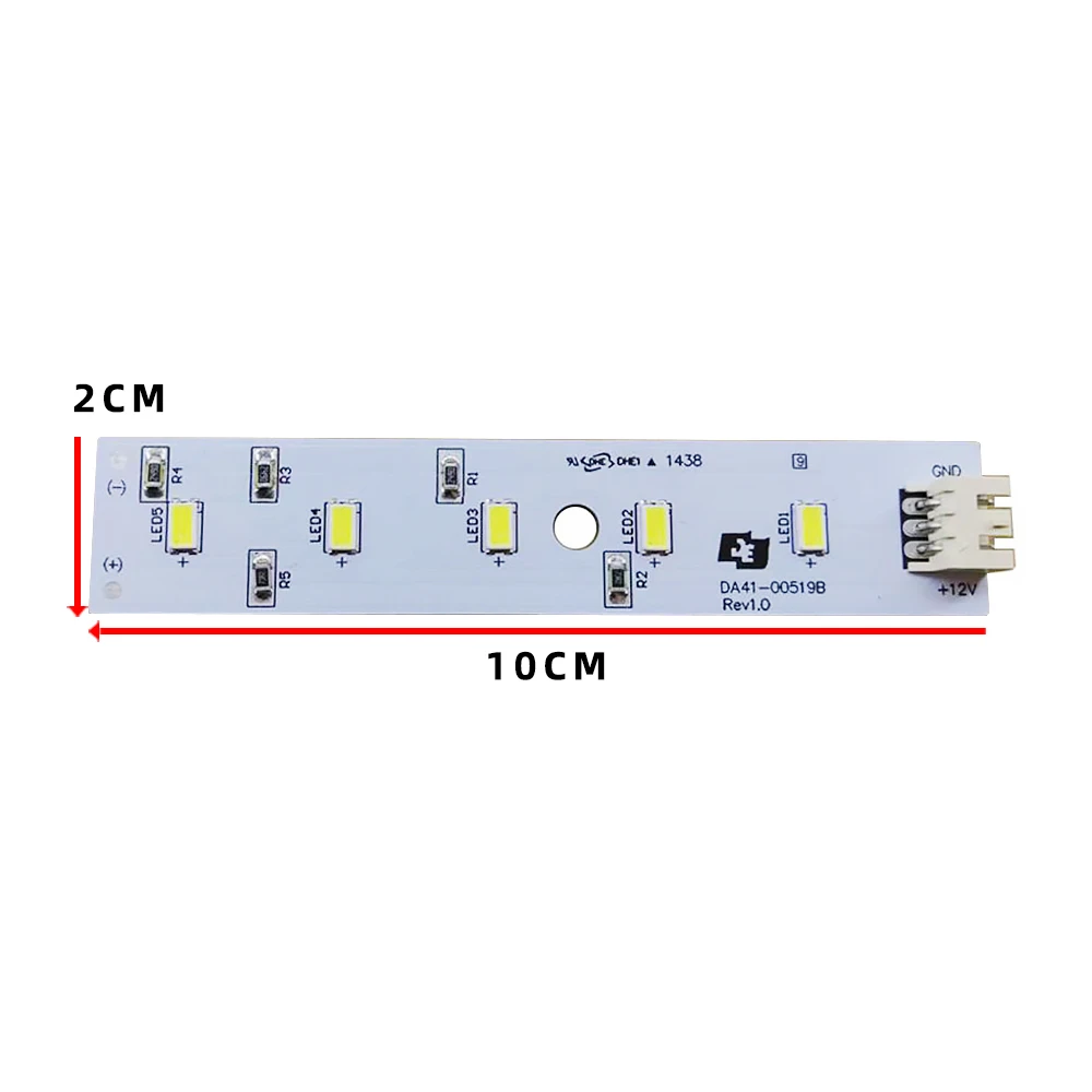 

1pcs/Refrigerator Cold Room LED Light Strip Lighting Suitable for Samsung DA41-00519B LM41-00020B DC12V 10cm*2cm