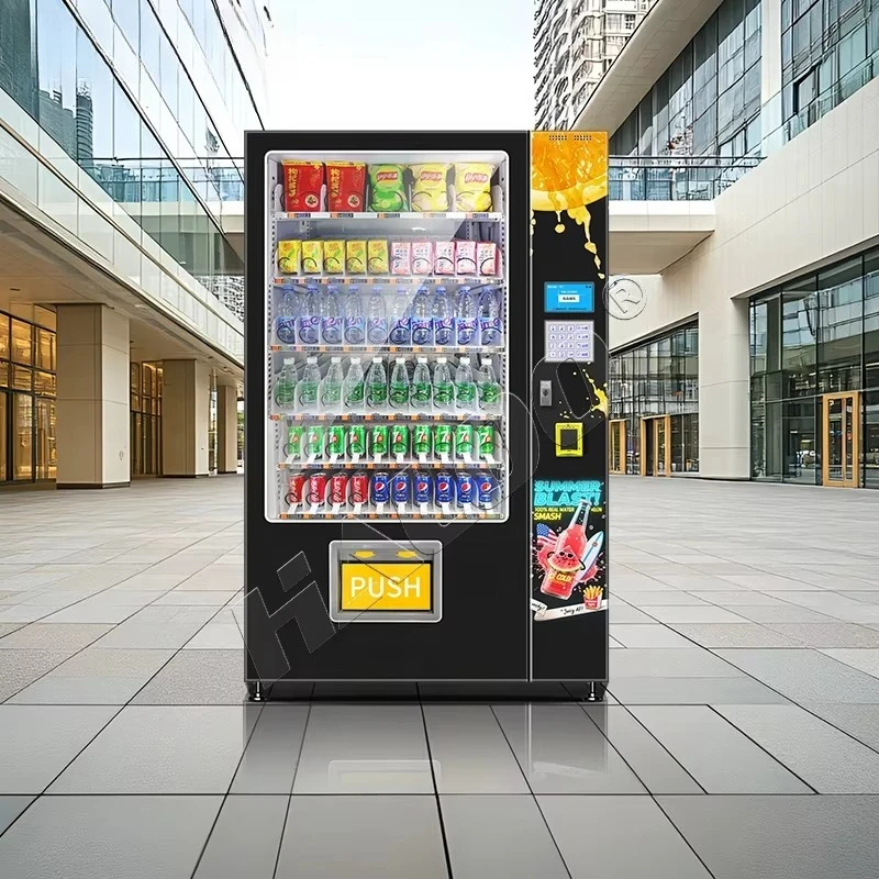 Vending Machine Drink Combo Cold Drink Water Snacks Customize Automatic