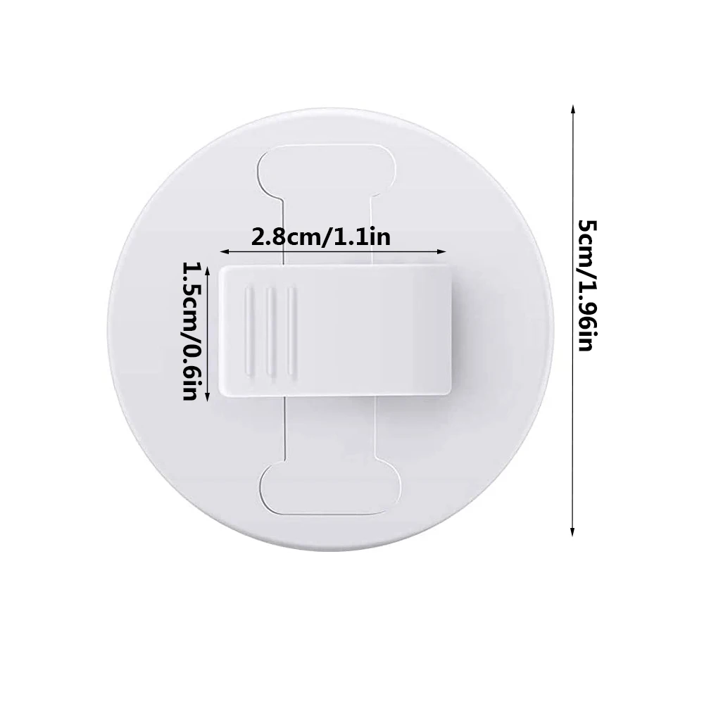 White Plastic Shower Curtain Clips Self Adhesive Fixing Clip Windproof Splash Guard Seamless Buckle Bathroom Accessories