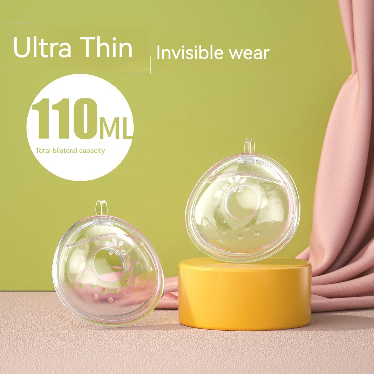 Wearable Milk Saver for Breastfeeding Manual Breastmilk Collector Silicone Breast Shell Milk Catcher for Collecting Breastmilk 5