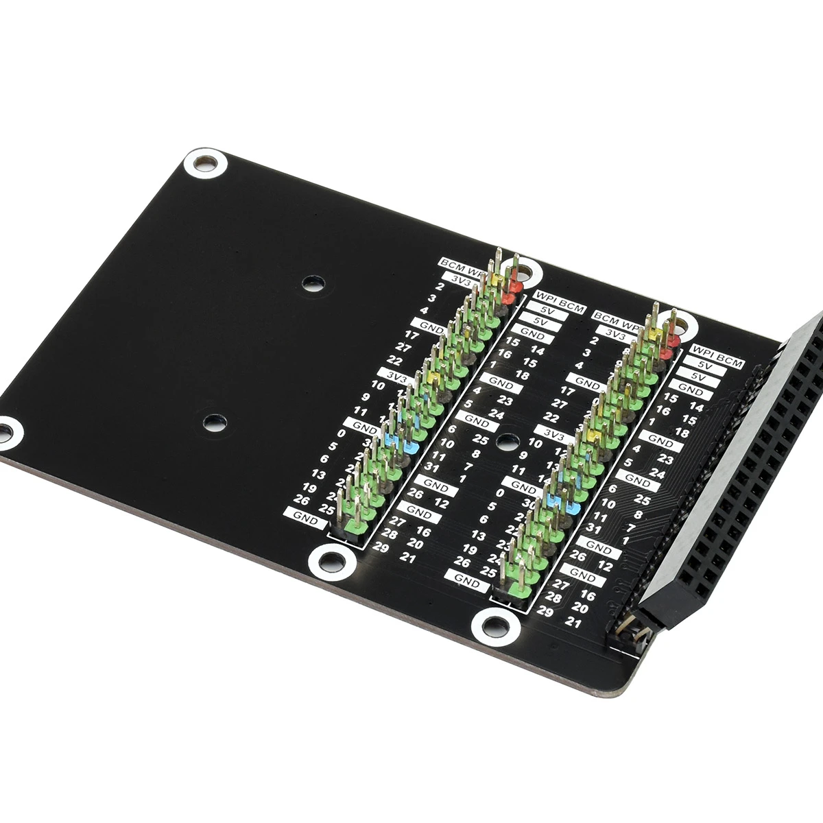 Waveshare Raspberry Pi 400 Gpio Header Adapter, Header Expansion, 2X40Pin Header, Leaning Version Pi400-Gpio-Adapter-C