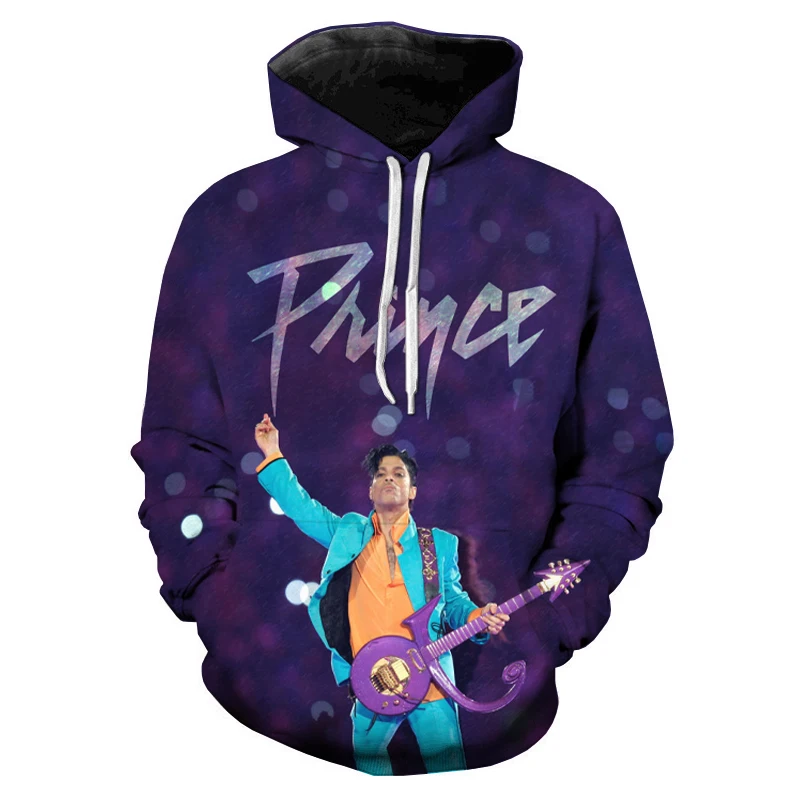 

New Cool Singer Prince Rogers Nelson Hoodie Men Women Sweatshirts Hoody 3D Print Fashion Harajuku Casual Tracksuit Drop Shipping