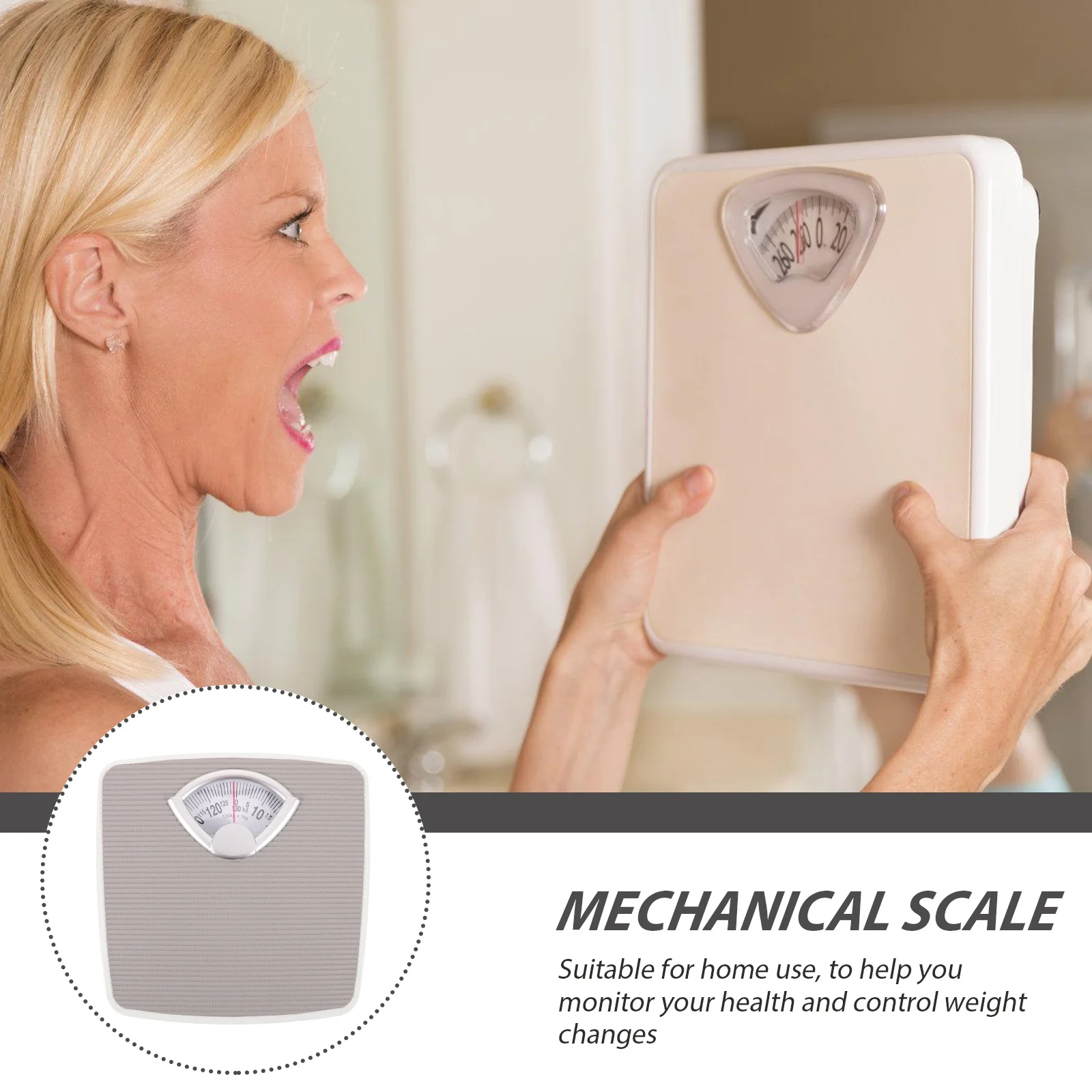 Spring Bathroom Scale Dial Body Weighing for Weight Mechanical Human Wight Scales