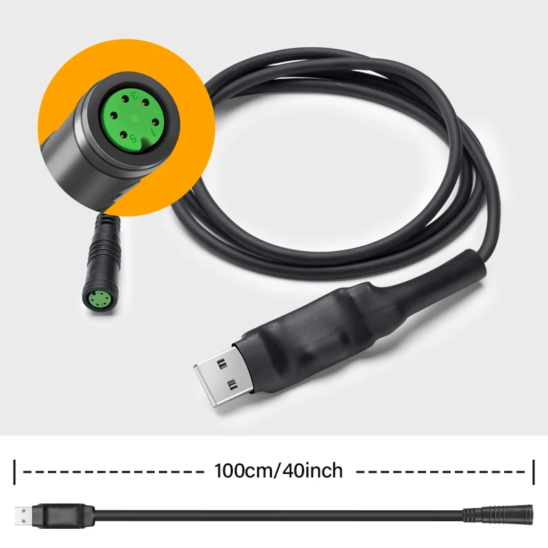 Câble De Programmation USB Pour Moteur Vélo électrique BBS - Pour BBS01, BBS02, BBS03, BBSHD - 58 Cm