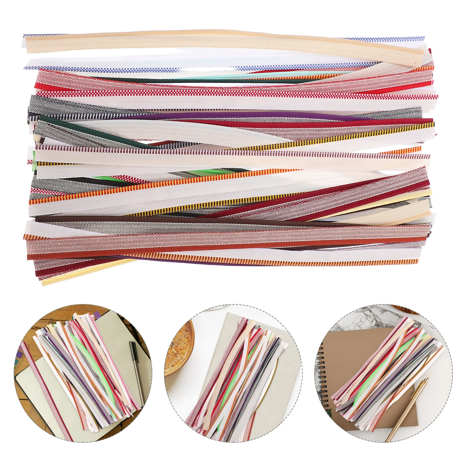 Book binding supplies 52 pcs head bands cloth bookbinding fabric tool board