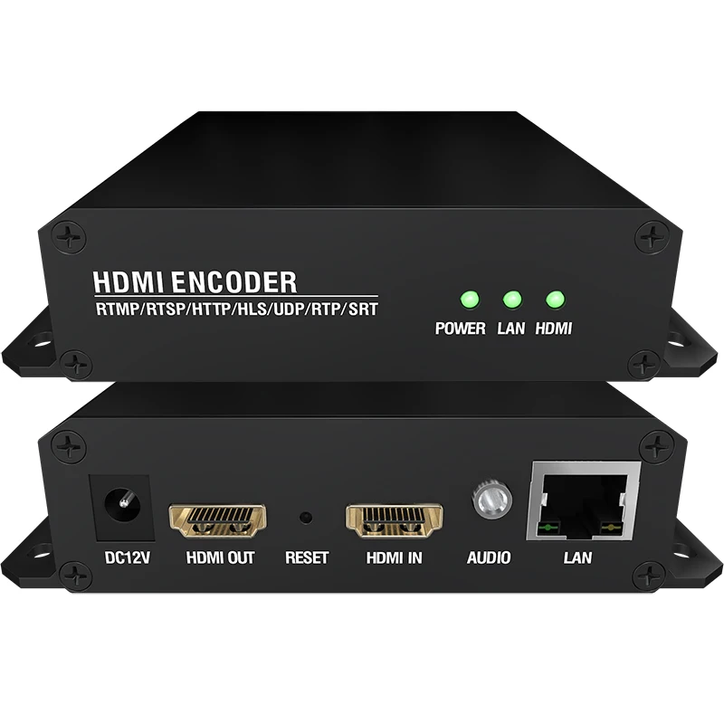 OTV-HEL1 H265 H264 HDMI IPTV Streaming Encoder SRT RTSP RTMPS IP Video Facebook YouTube Encoder