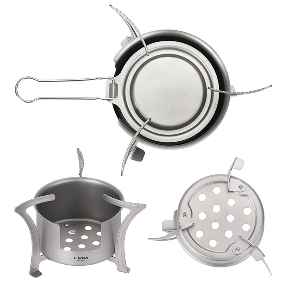 réchaud trekking léger système de cuisson compact randonnée esbit set popote réchaud hexamine batterie de cuisson bivouac