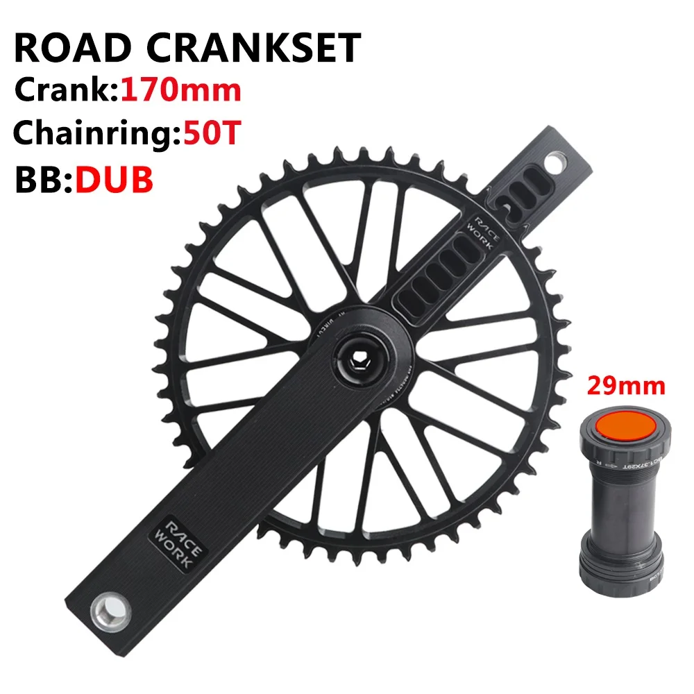 

2x10/11/12 Speed Road 170mm DUB Crankset Gravel Bike Hollow Crank Double Chainring Bicycle Crank For GX NX SX EAGLE Bike Parts