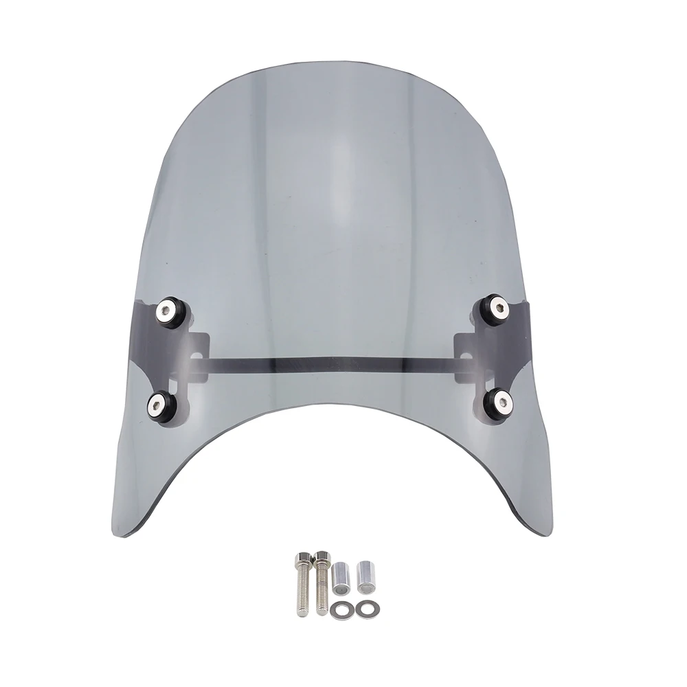 Parabrezza Moto Parabrezza Parabrezza Deflettori Vento Per Honda Rebel 1100 Dct Cmx 1100 2021-2022 (Grigio Fumé)