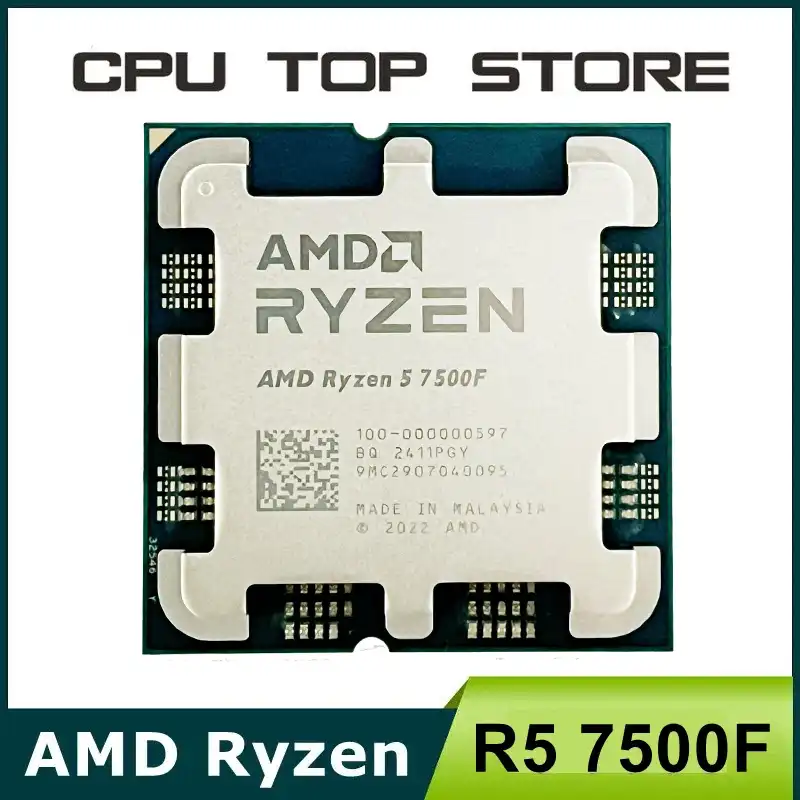 AMD Ryzen 5 R5 7500F 3.7GHz 6-Core 12-Thread CPU LGA AM5 - AliExpress