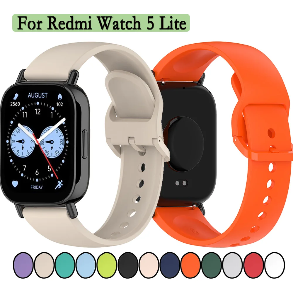 Premium Silicone Watch Strap - High-Quality, Single-Color Wristband