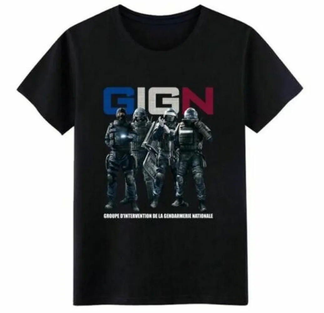 

French National Gendarmerie Intervention Group GIGN Elite Forces T-Shirt New 100% Cotton Short Sleeve O-Neck Casual Mens T Shirt