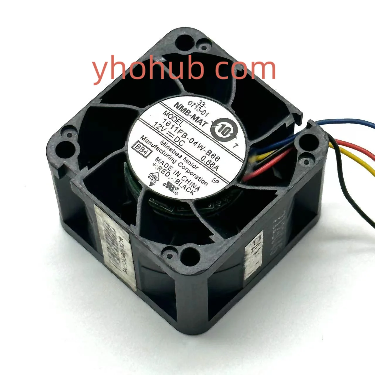 Nmb-mat 1611fb04w-b66 Bb4 dc 12v 0.88a 4-wire 40x40x28 mm Ventilador de Refrigeração do Servidor