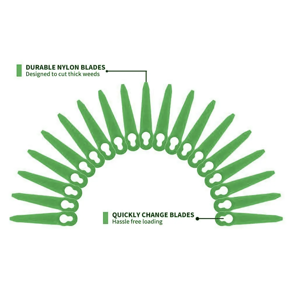 100Pcs Plastic Grass Blades String Trimmer Parts Spare Tools For STIHL