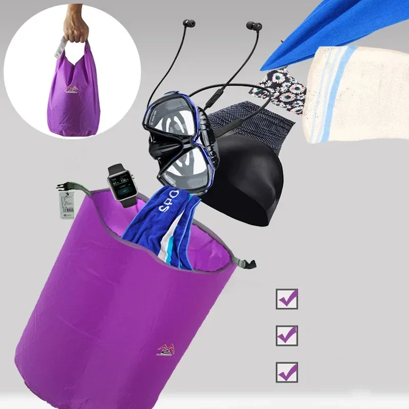 Waterproof Dry Bag 5L/10L/20L/40L/70L Waterproof Dry Bag Sack Ultralight Drifting Swimming Clothes Storage Bag For Kayaking Outdoor Sport
