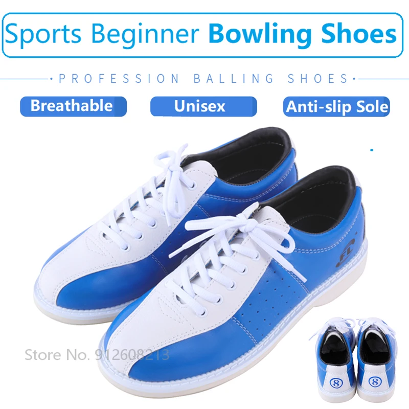 MenWomenProfessionalBowlingShoesPUBreathableBowlingSneakers