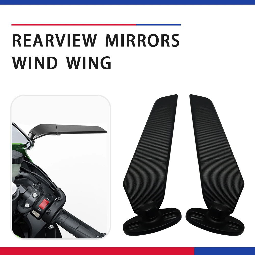 

For YAMAHA R15 R25 R3 R1 R1S R6 R6S V2 Wide field of view Motorcycle Rearview Mirrors Wind Wing Adjustable Rotating Side Mirrors