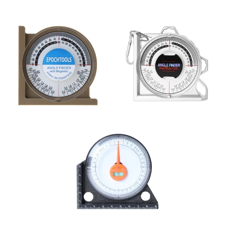 Slope Level Meter for Roof Stair Slope Drainage Angles with Horizontal and Vertical Bubble Portable