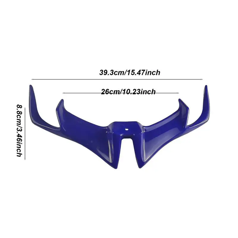 Motorcycle Front Fairing Winglet Wing Cover Trim Universals For Motobike Shark Fin Beak Wing Side Spoilers