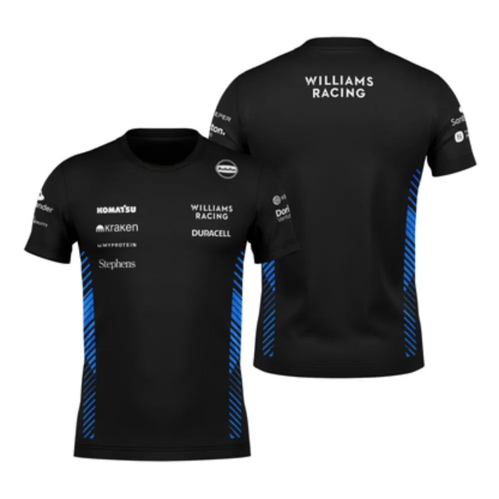 F1 Racing Wear Camiseta Dryfit Williams Equipe 3D Printed Streetwear Sports Plus Size Men's Children's T-shirt mens cotton t shirt