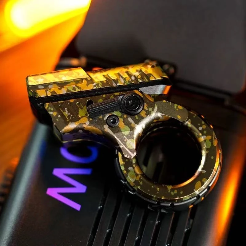 震旦フィジェットトイ GOLD グレネード型 EDC スライダーガン スピナー 新品未開封】震旦フィジェットトイGOLD グレネード型EDC スライダー