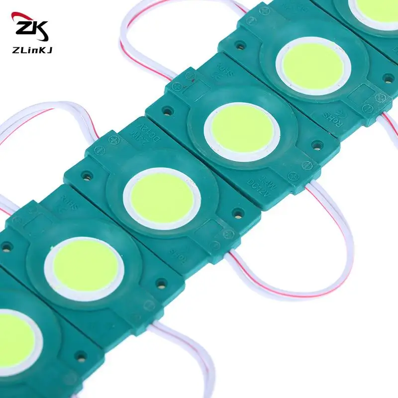 LED 모듈 방수 광고 패널 디지털 사인, 따뜻한 화이트, 레드, 그린, 블루 백라이트, 12V cob 미니 LED 조명, 로트당 20 개