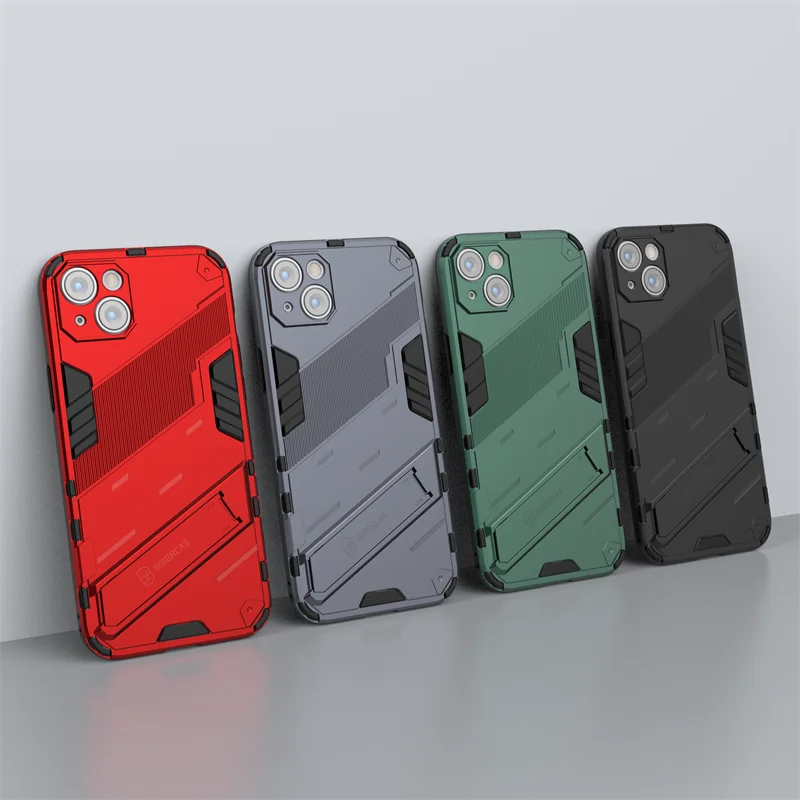 Per Iphone 14 Plus Custodia Per Iphone 14 Plus Cover Funda Capa Coque Armor Supporto Antiurto Supporto Pc Paraurti Posteriore Per Iphone 14 Plus