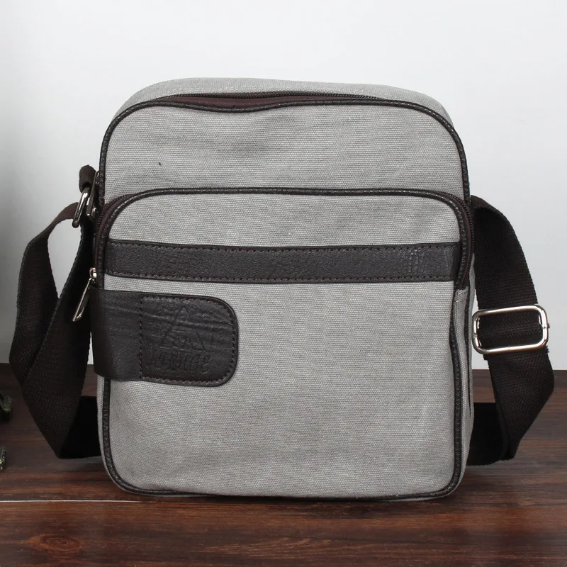 

Casual Men Canvas Shoulder Bags Travel Men's Crossbody Bag Square Messenger Bags Fashion Business File Bag Crossbody Bag Office