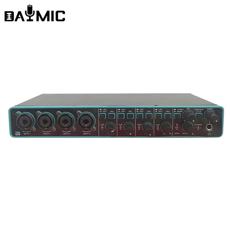 

Best-selling Third Generation 4i4 usb Computer Sound Card Audio Interface Music Studio Recording Equipment