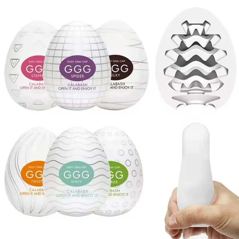 Male Masturbator Male Pocket Pussy Masturbation Eggs Portable Stimulating Penis Massager Silicone Stretchable Adult Sex Toys