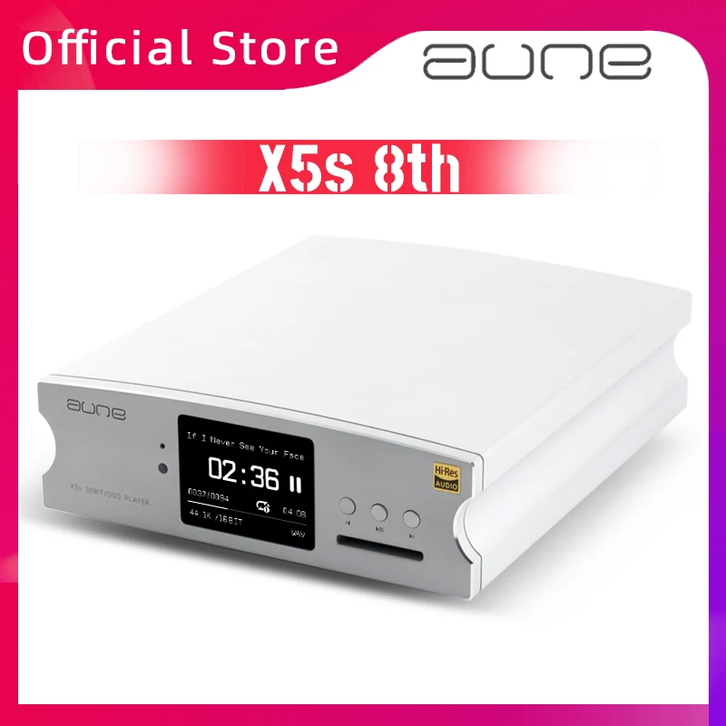 

AUNE X5s 8th Anniversary Edition Music Digital Player Bluetooth Decoder Turntable HIFI Lossless DSD High Quality Media Music