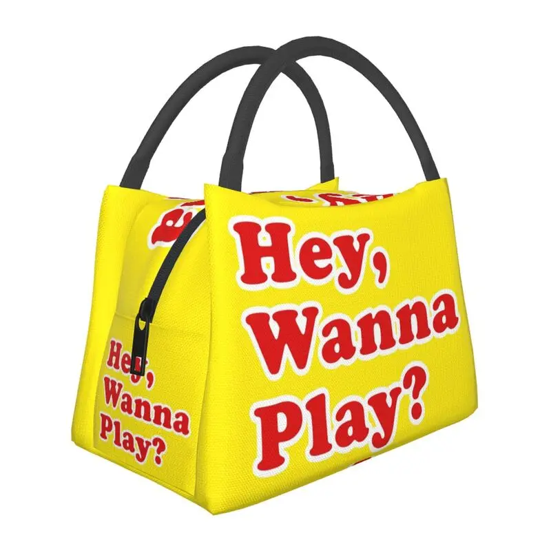

Hey Wanna Play Good Guys Lunch Boxes Child's Play Chucky Cooler Thermal Food Insulated Lunch Bag Office Work Pinic Container