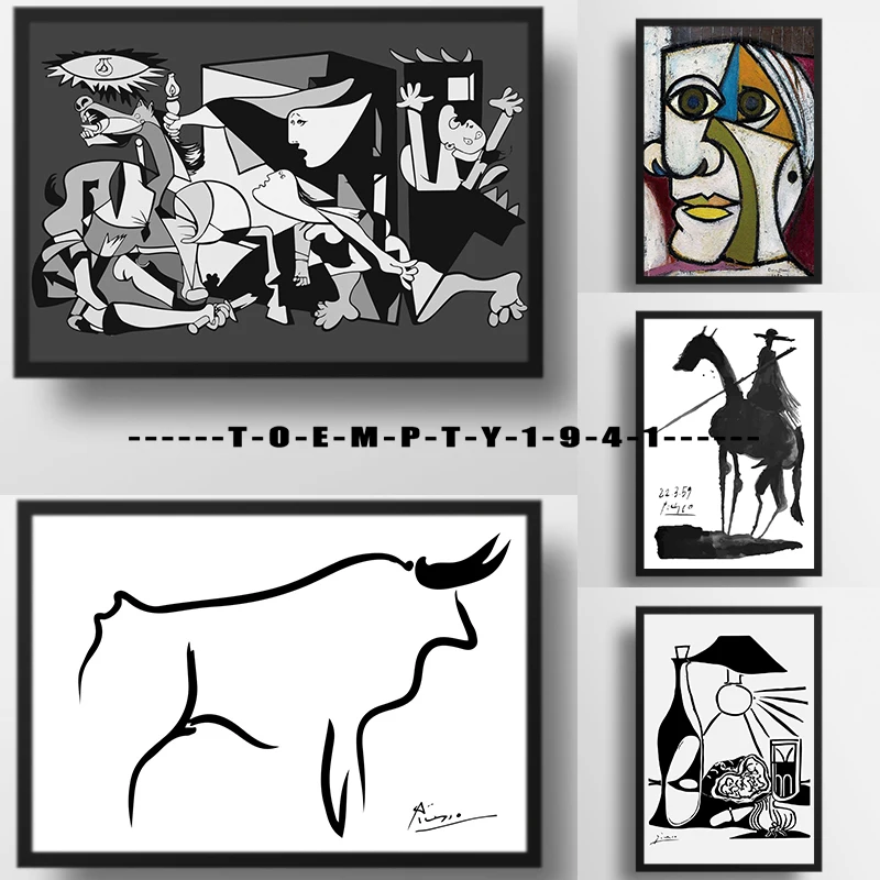 Pablo Picasso Classic Abstract Painting Poster Canvas Printing Famous Painting Fine Art Home Room Wall Decor Estetica Wall Art