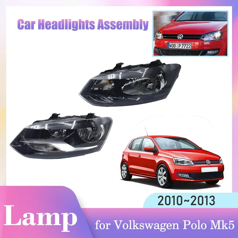 CarHeadlightAssemblyforVolkswagenVWPoloMk5VentoAmeo20102013
