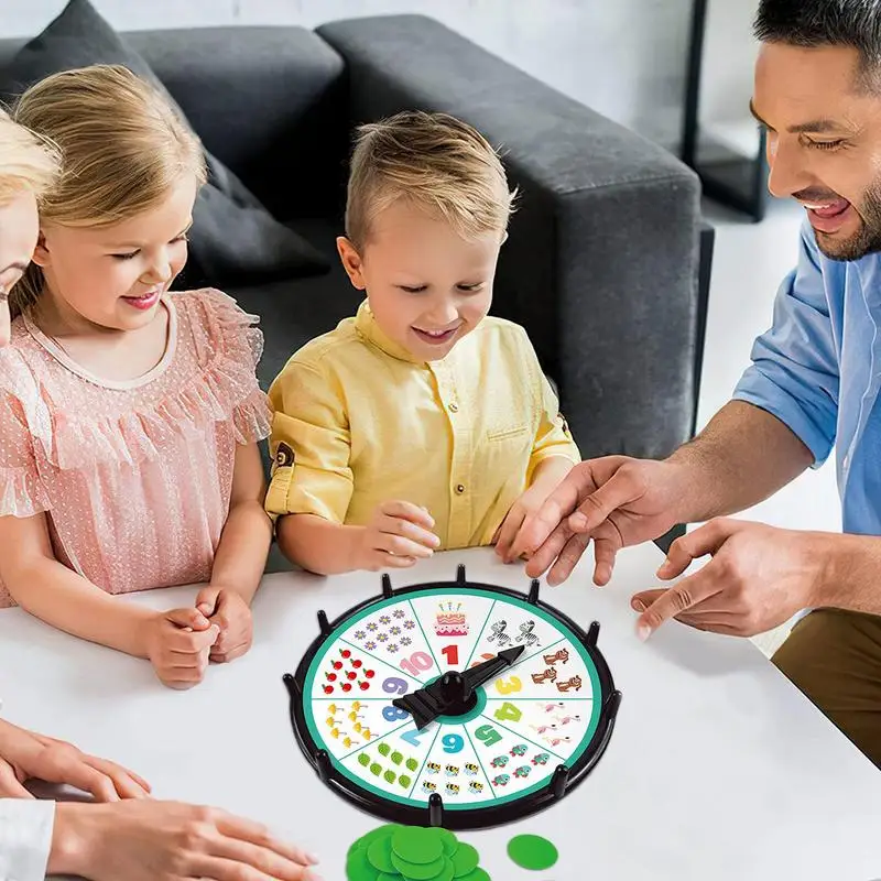Family Bingo Game Bingo Game Set Counting And Matching Skills Games Fun Family Games Reusable For Develops Children's